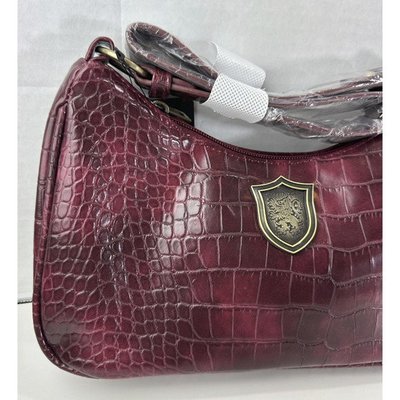 NWT Harry Potter Bundle Lot Gryffindor Shoulder Bag Faux Croc Purse + Accesories - Picture 6 of 16